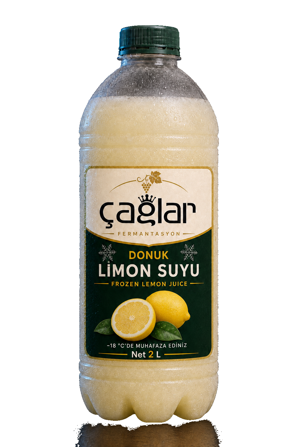 Çağlar Donuk Limon Suyu 2 L şişesi