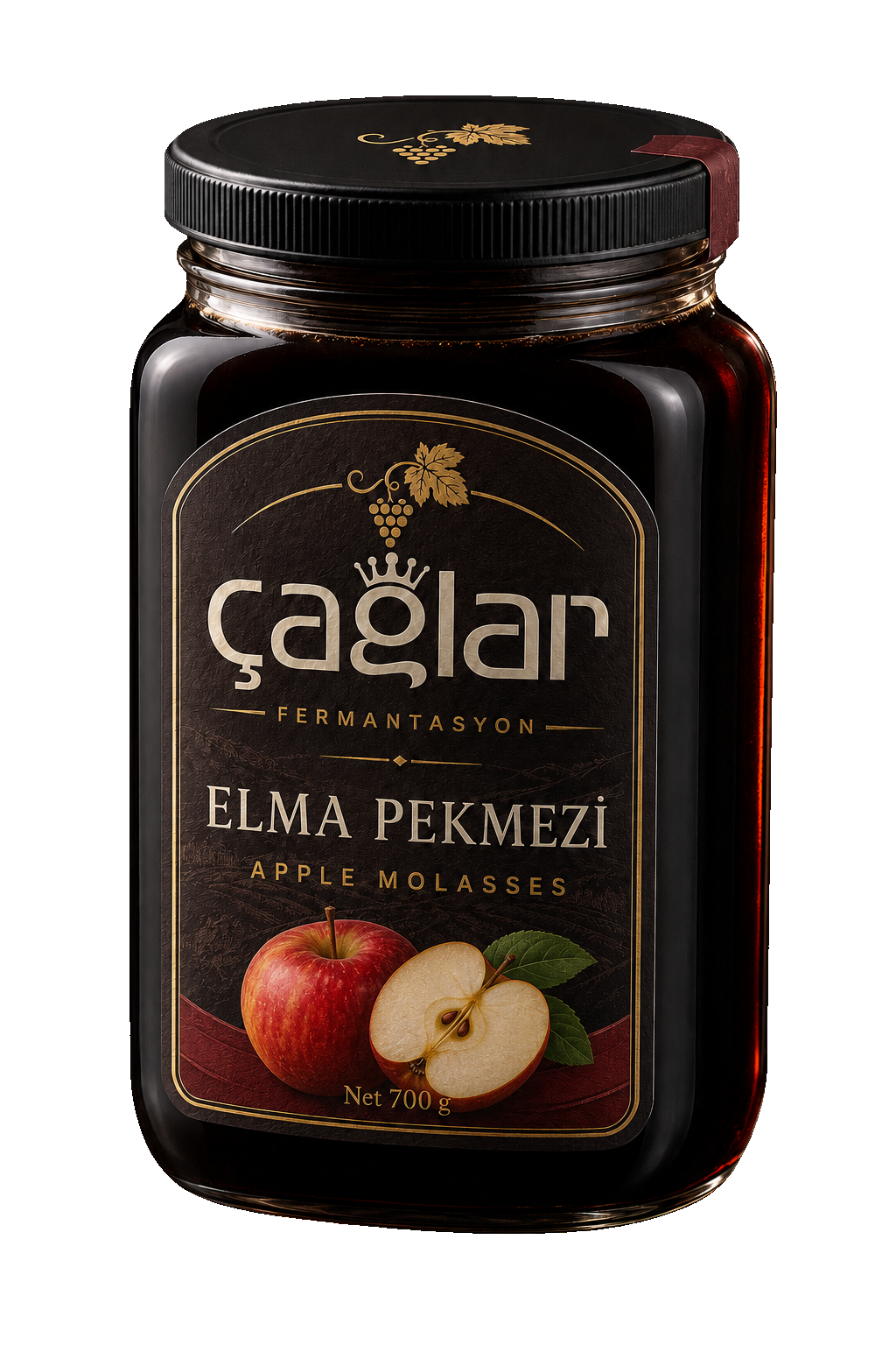 Çağlar Elma Pekmezi kavanozu
