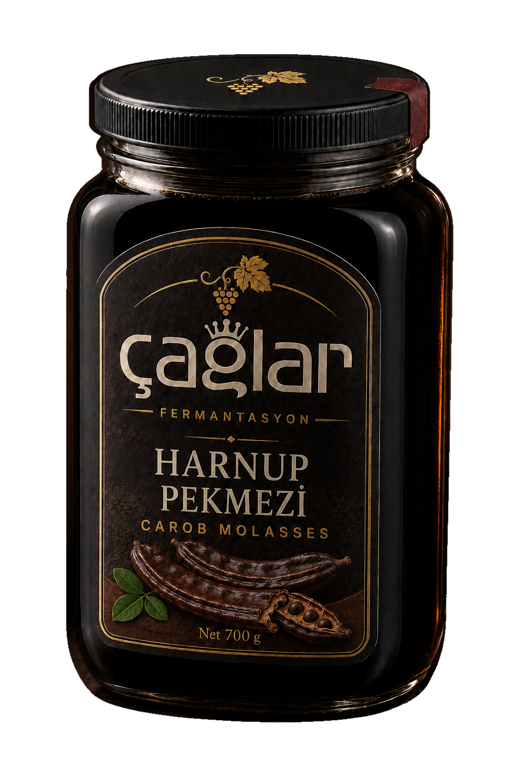 Çağlar Harnup Pekmezi kavanozu